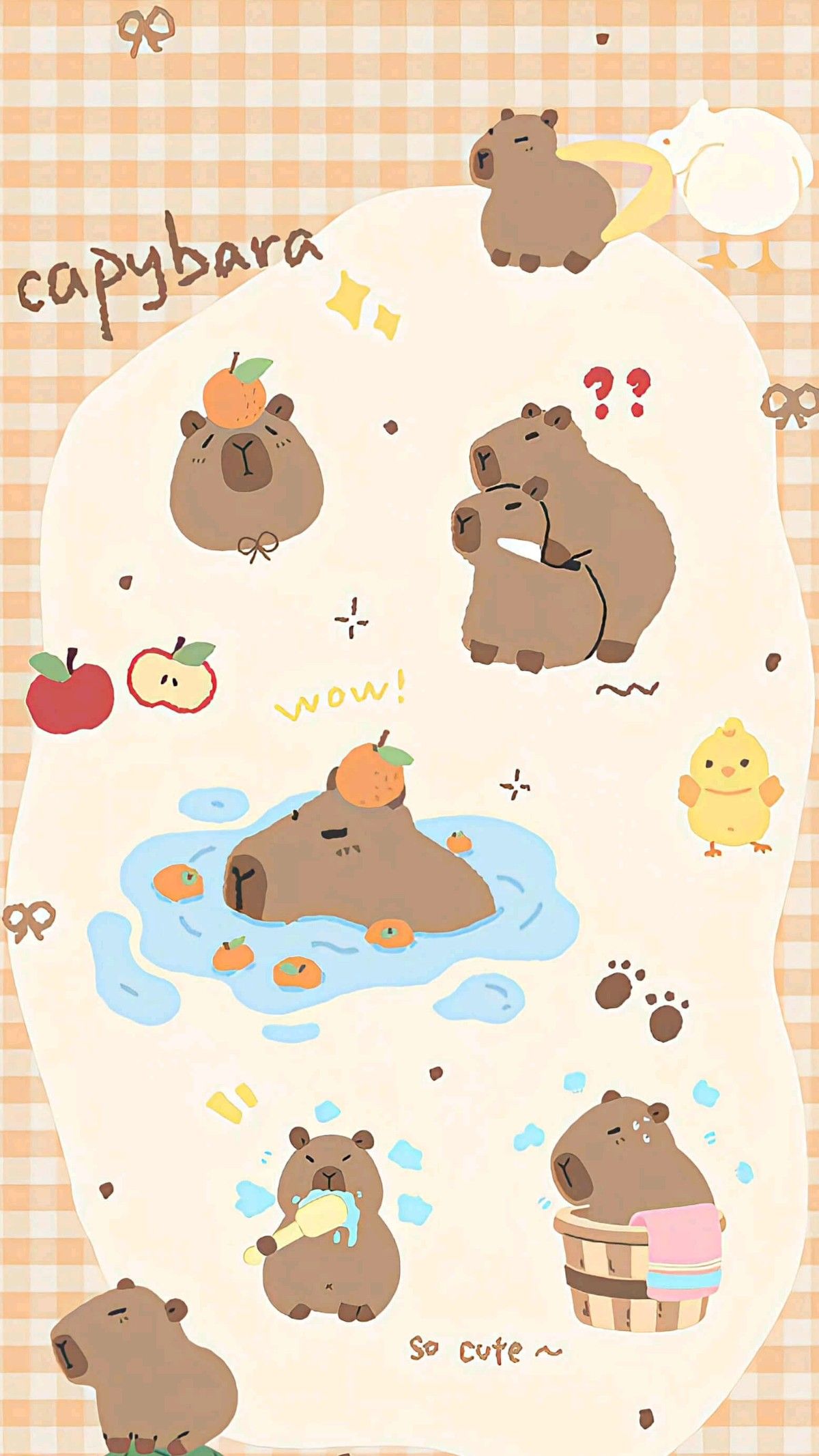 Capybara tươi sáng